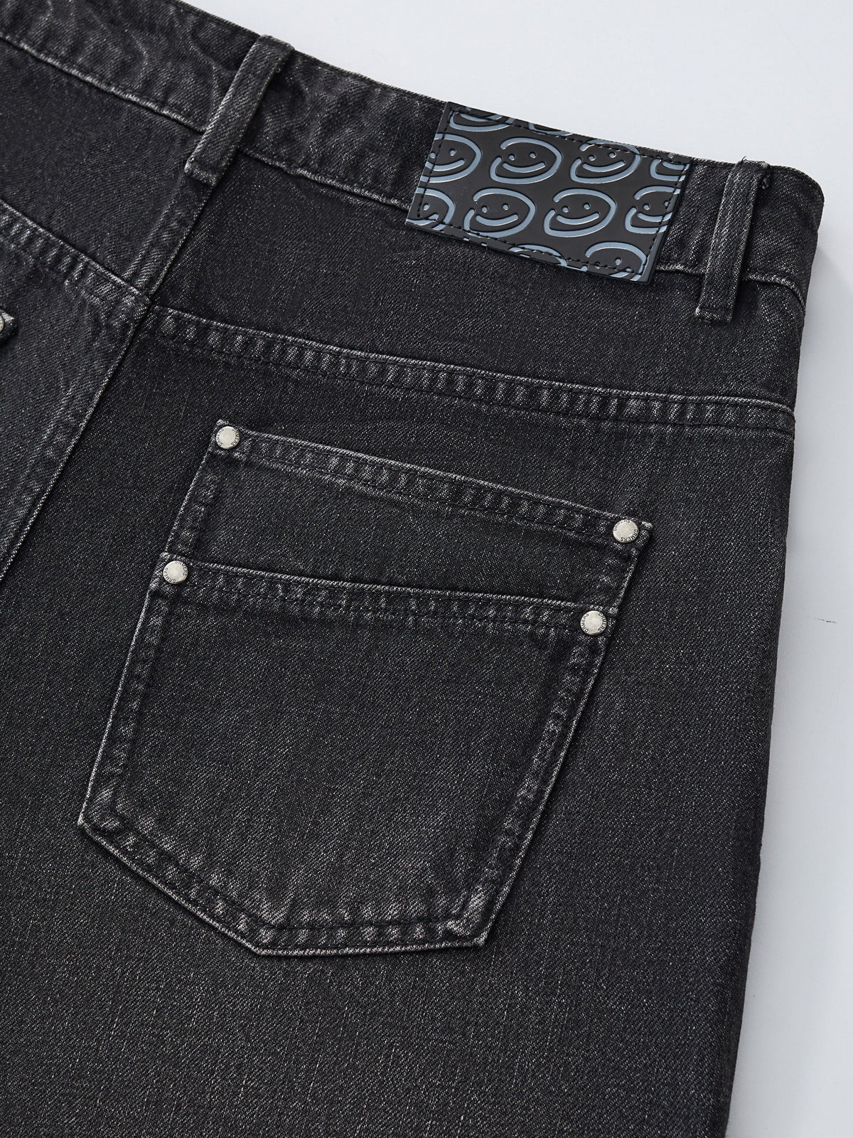 WRINKLE DENIM - SULPHUR BLACK