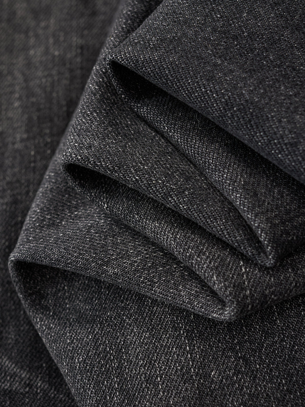 WRINKLE DENIM - SULPHUR BLACK