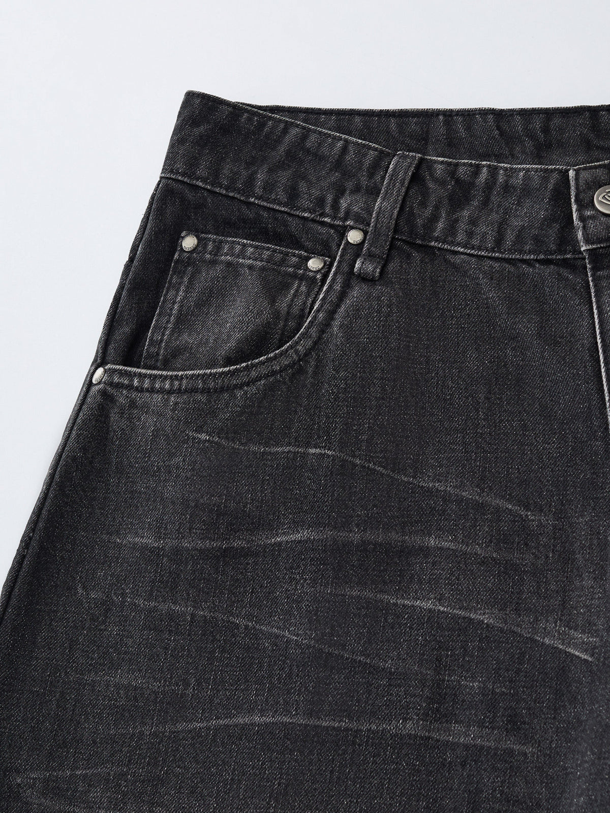 WRINKLE DENIM - SULPHUR BLACK