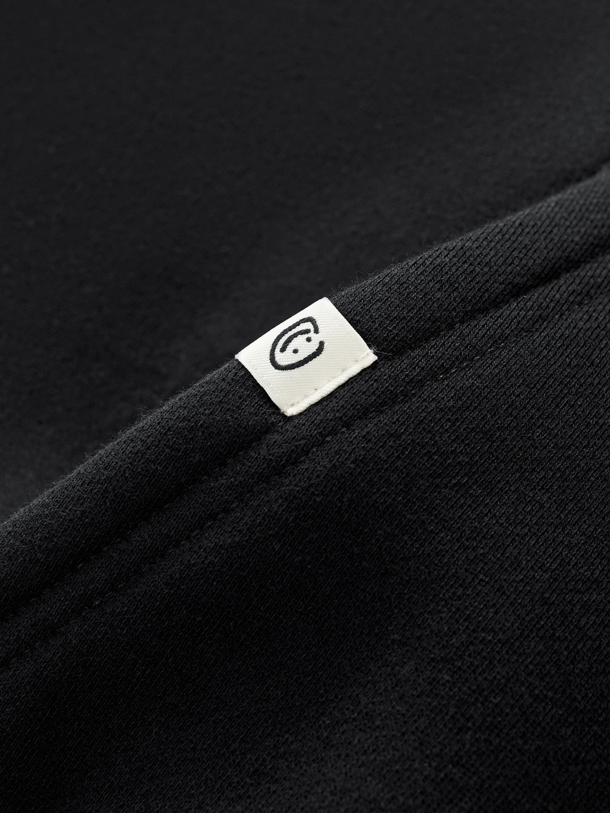 SIGNATURE BASIC ZIP UP - BLACK
