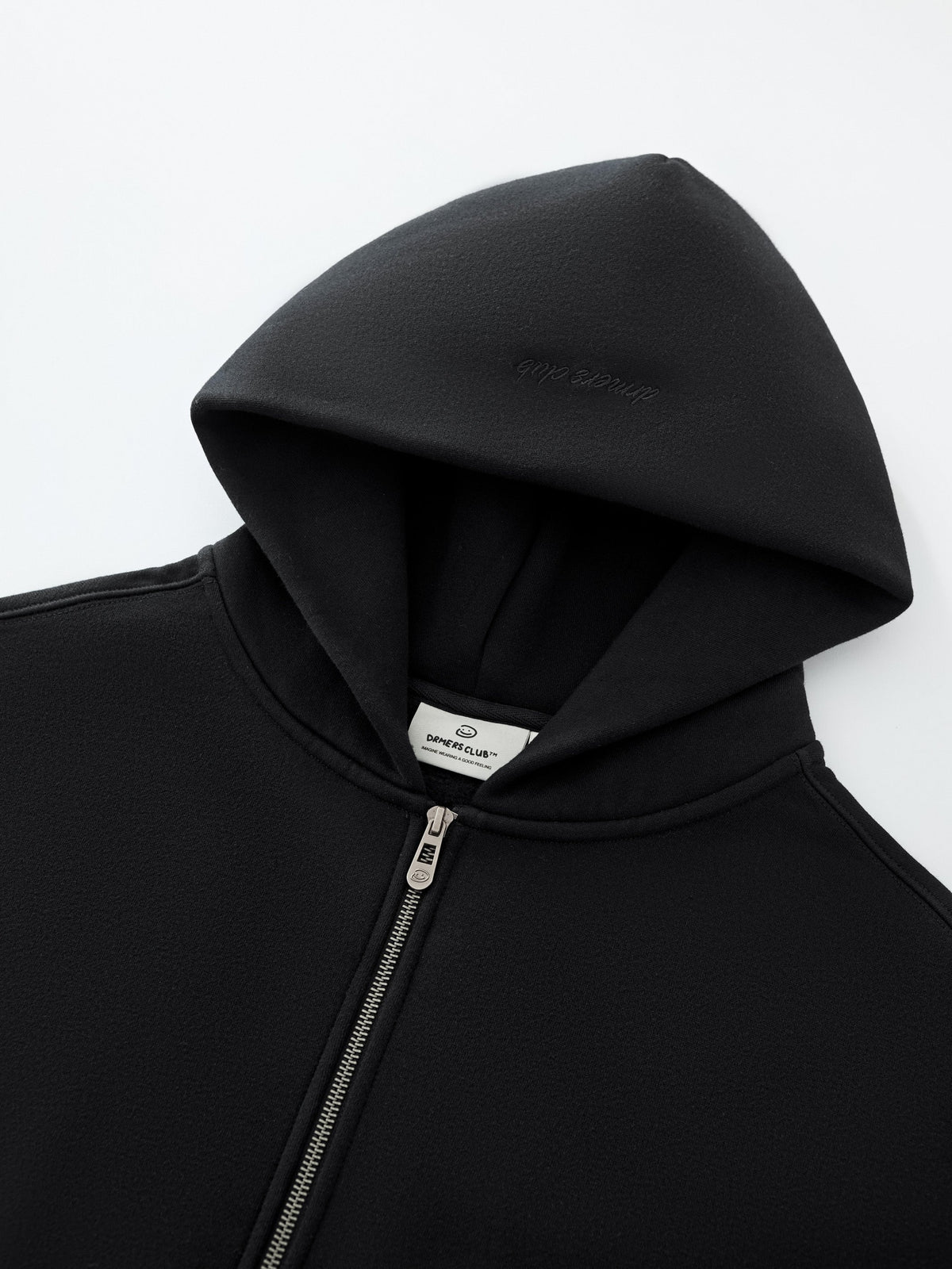 SIGNATURE BASIC ZIP UP - BLACK