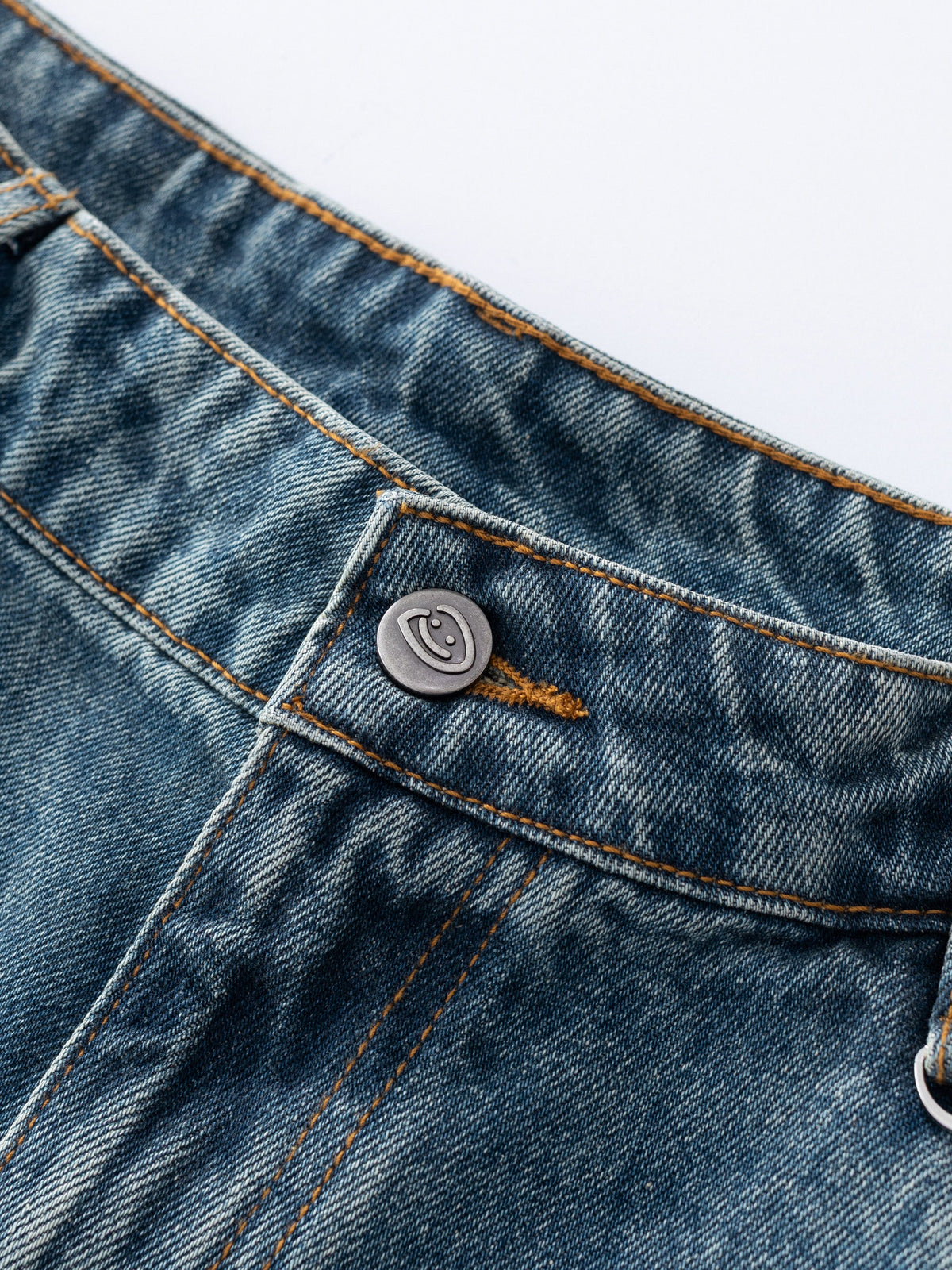 WRINKLE DENIM - VINTAGE WASHED BLUE