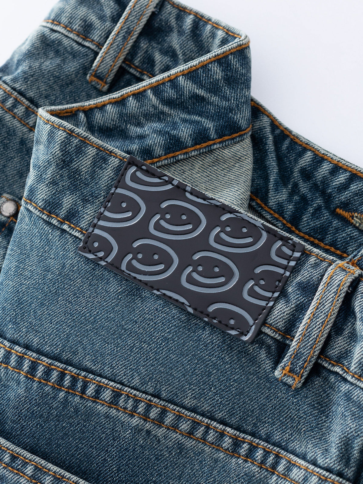 WRINKLE DENIM - VINTAGE WASHED BLUE