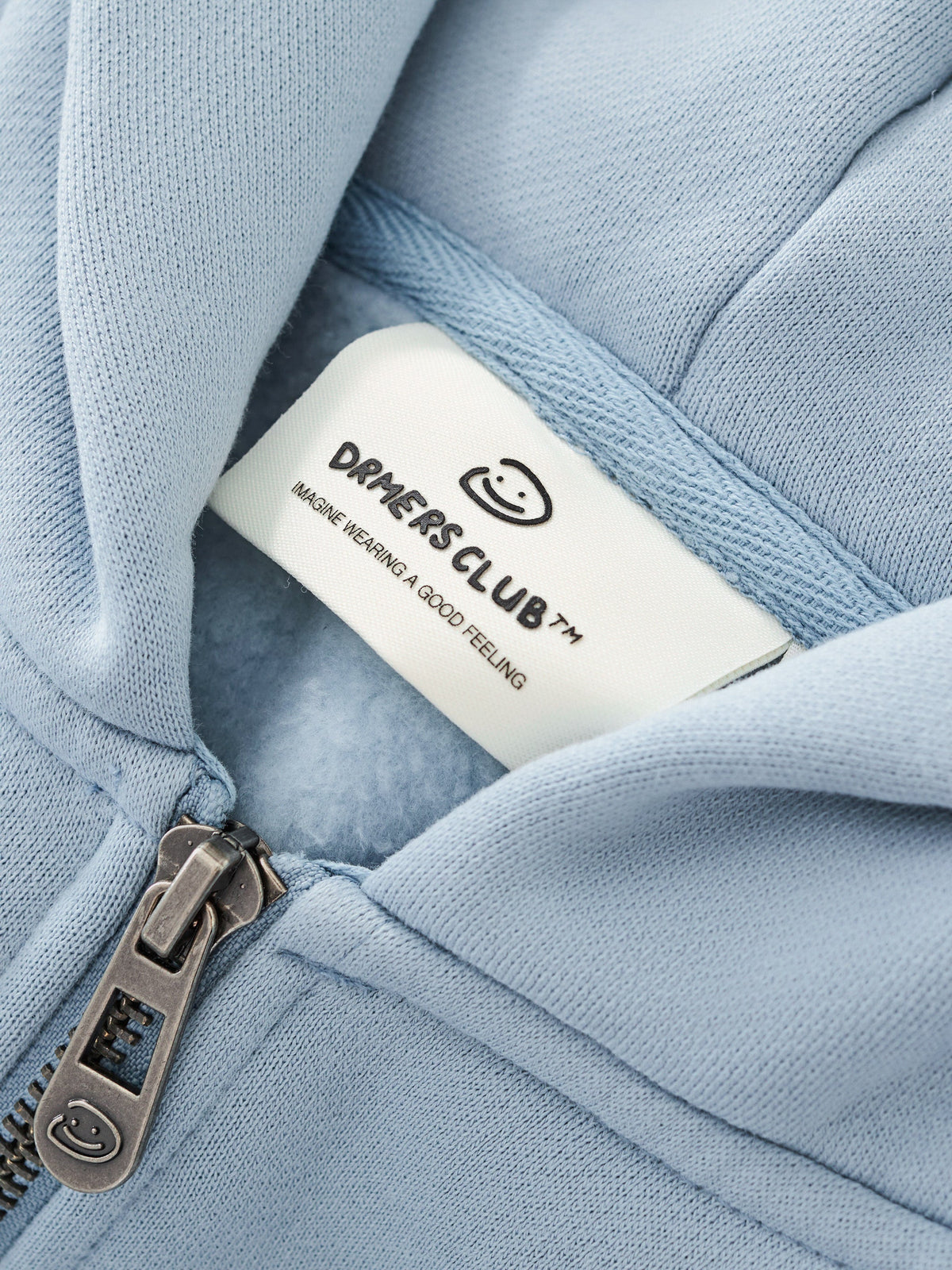 SIGNATURE BASIC ZIP UP - SKY BLUE