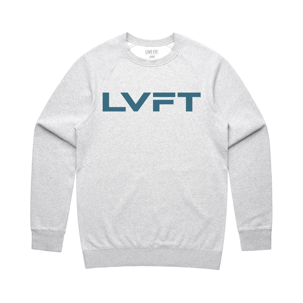 Bold Slate Crewneck - Ash Grey