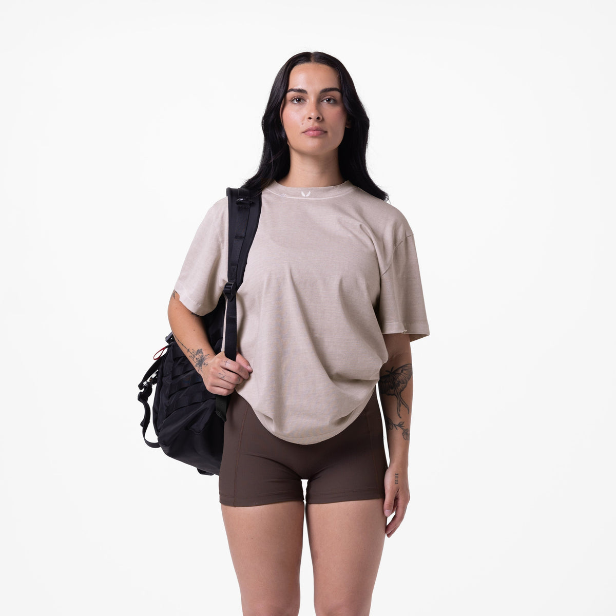 0797. Tech Essential™ Relaxed Tee - Faded Chai