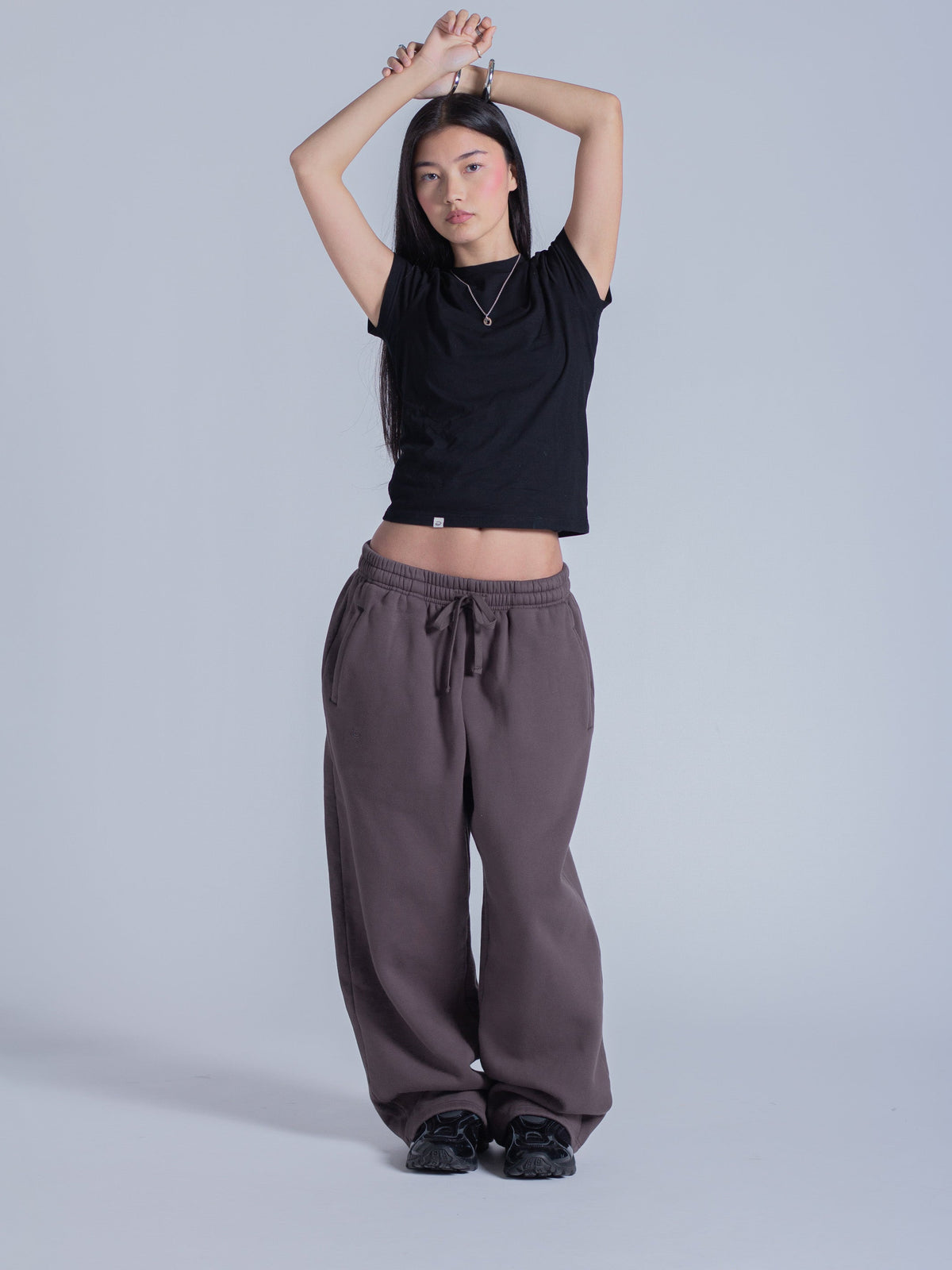 SIGNATURE STRAIGHT LEG SWEATPANTS - COCOA DUST