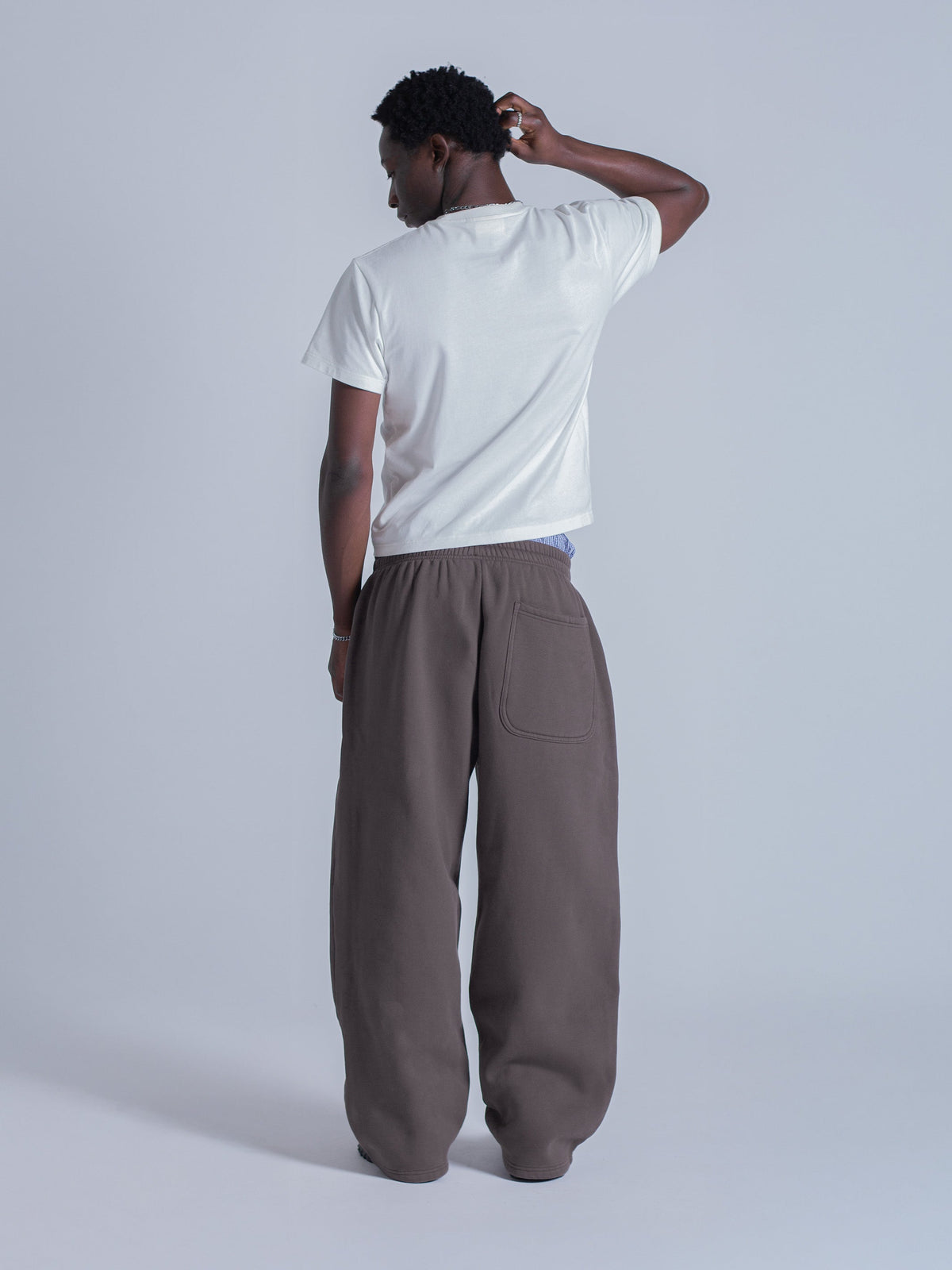 SIGNATURE STRAIGHT LEG SWEATPANTS - COCOA DUST