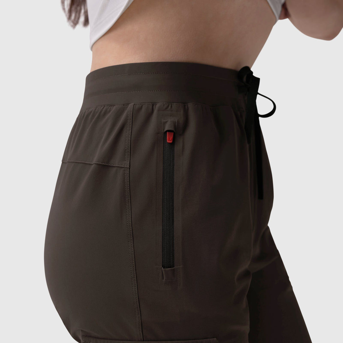 W032. Tetra-Lite® Cargo High Rib Jogger - Dark Earth