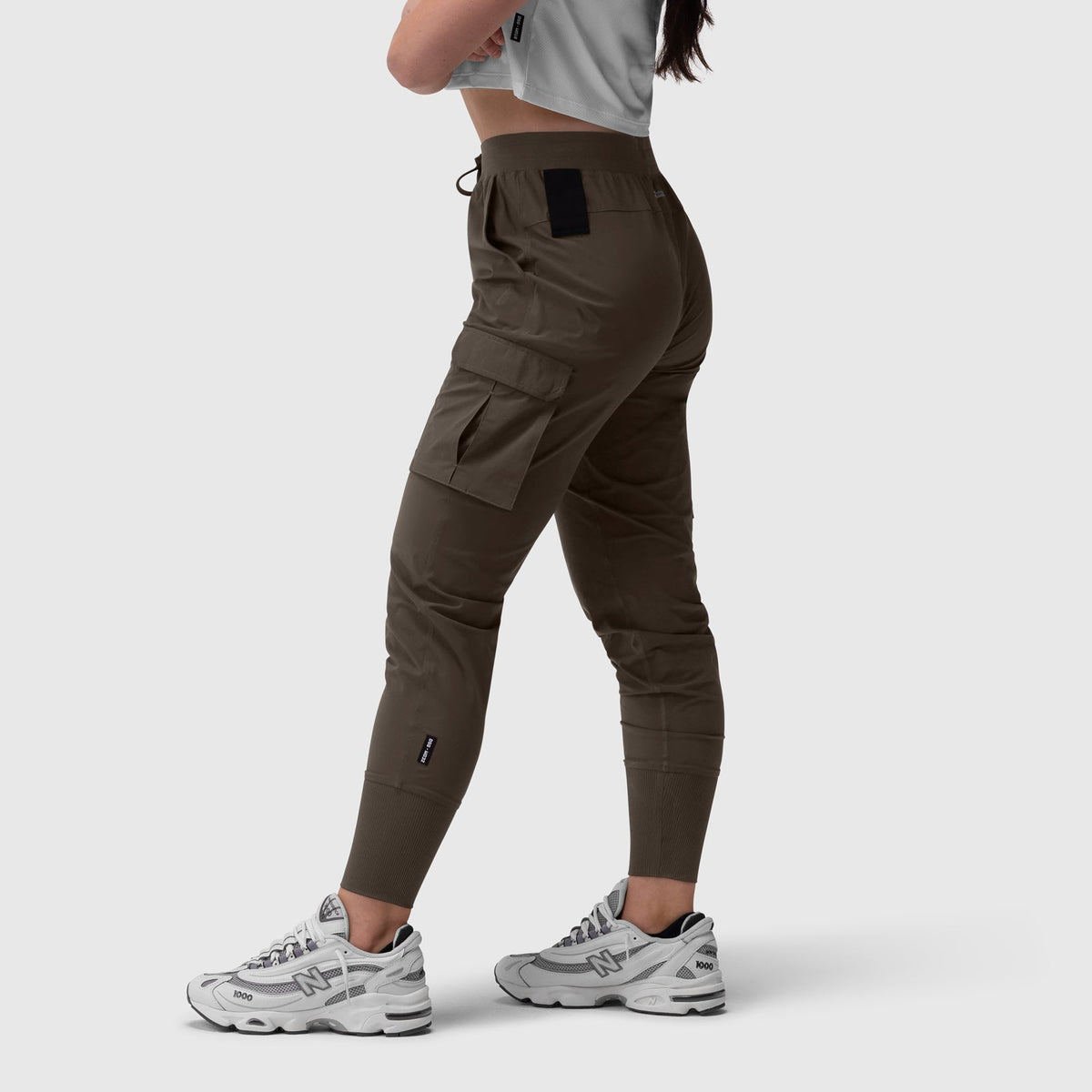 W032. Tetra-Lite® Cargo High Rib Jogger - Dark Earth
