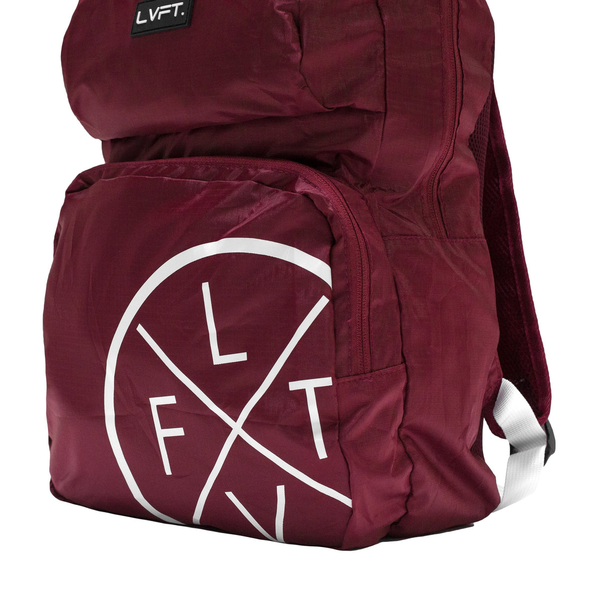 LVFT. Packable Backpack - Maroon