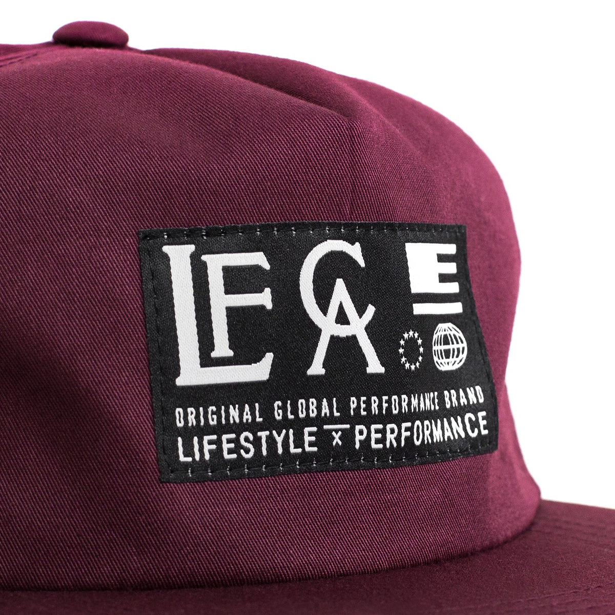 Globe Unconstructed Snapback- Maroon