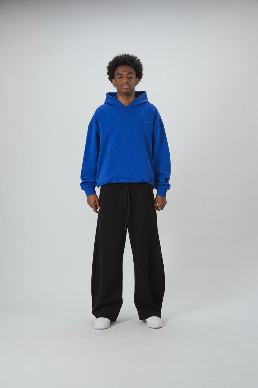 Drop Shoulder Hoodie - Royalblue