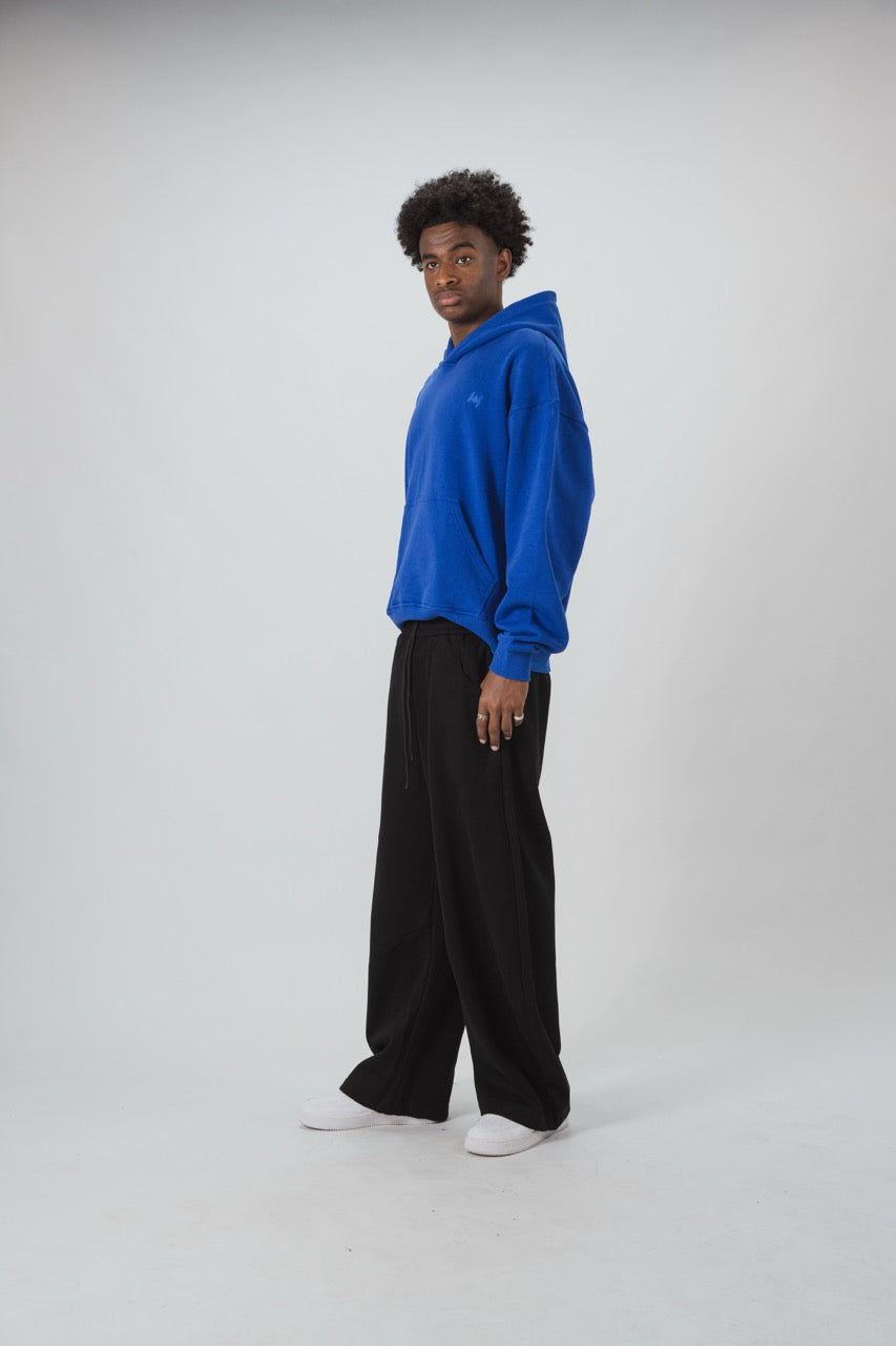 Drop Shoulder Hoodie - Royalblue