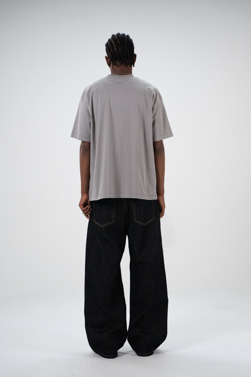 Drop Shoulder T-shirt Midgrey
