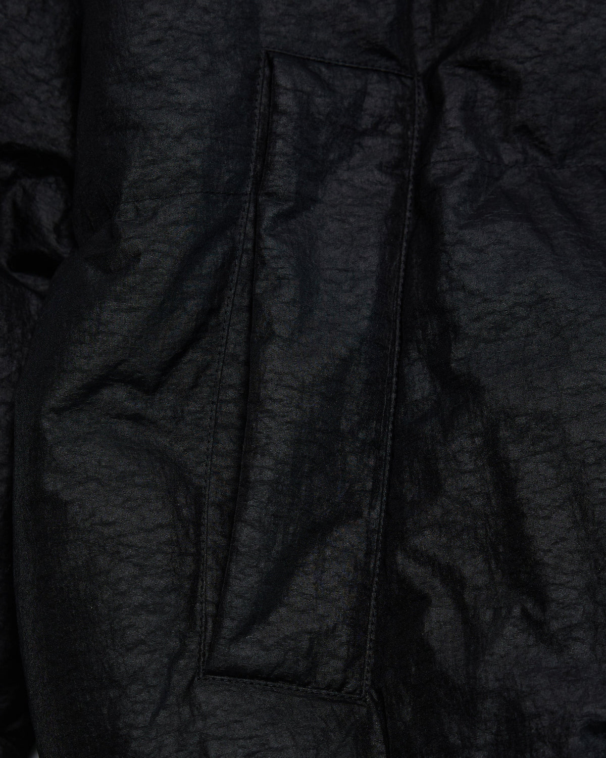 Hooded Puffer Jacket - Black