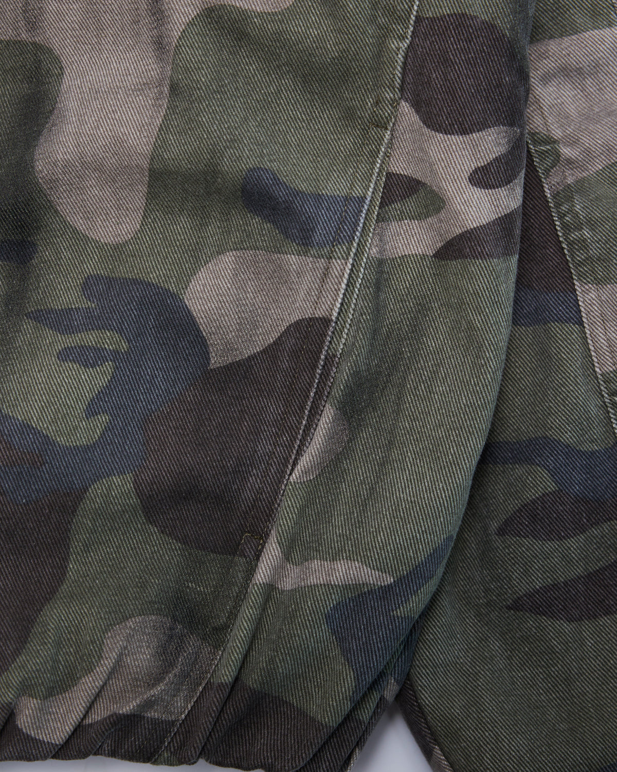 Hooded Canvas Jacket - Camo