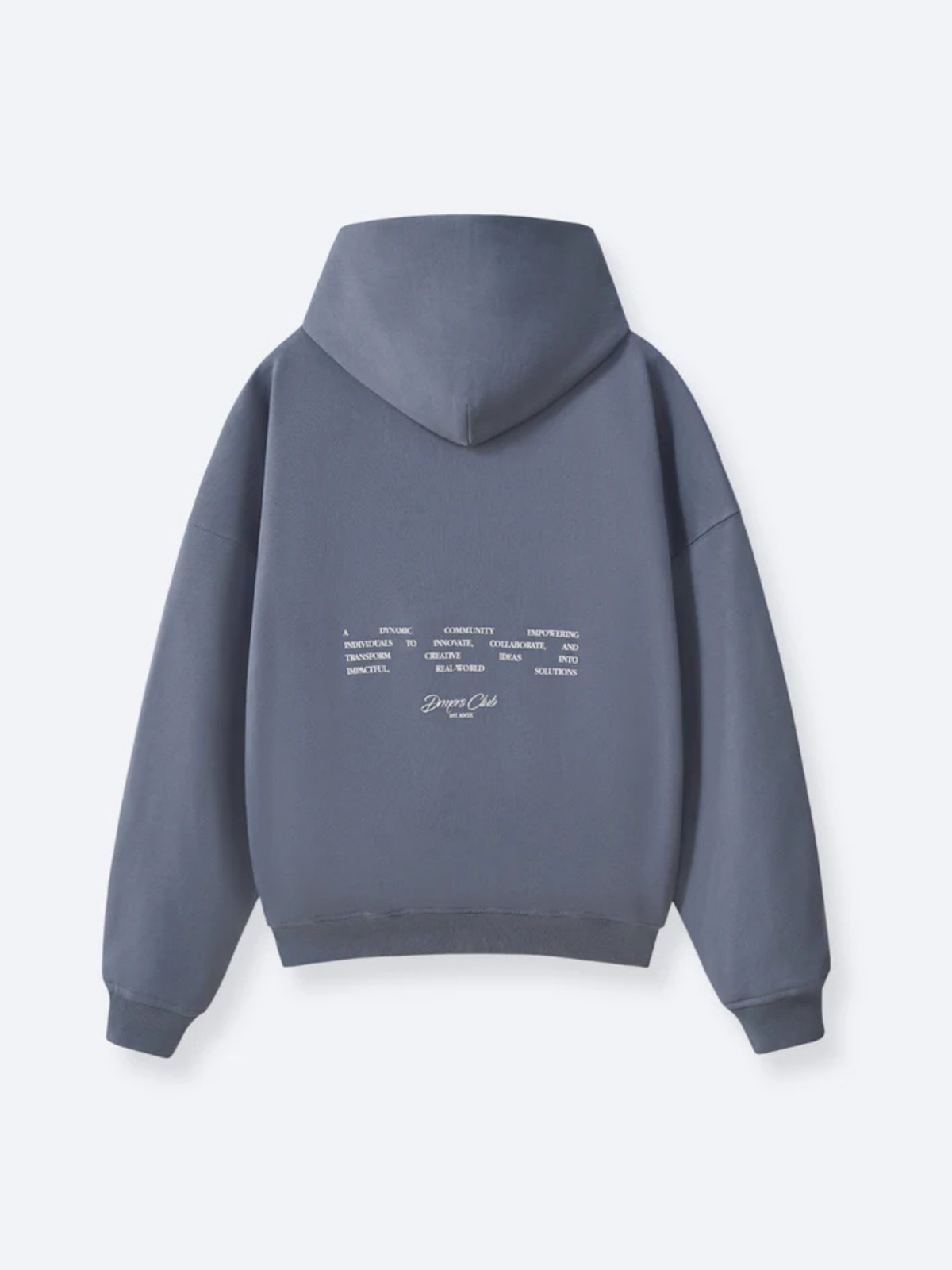 COMMUNITY HOODIE - CHARCOAL BLUE