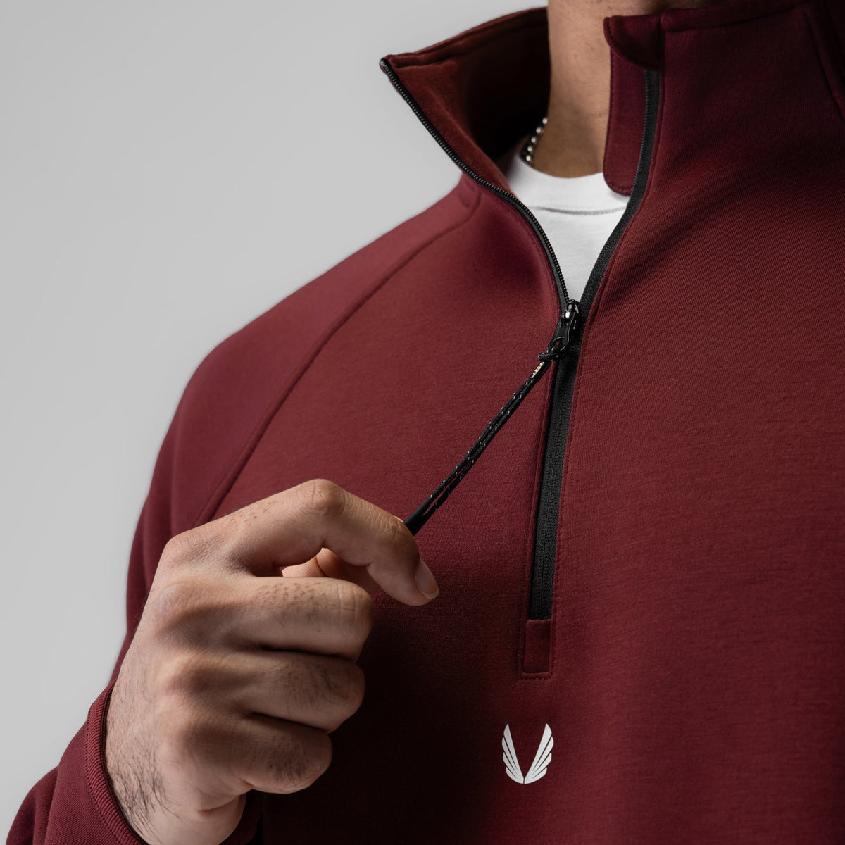 1021. Dri-Core™ Quarter Zip - Crimson