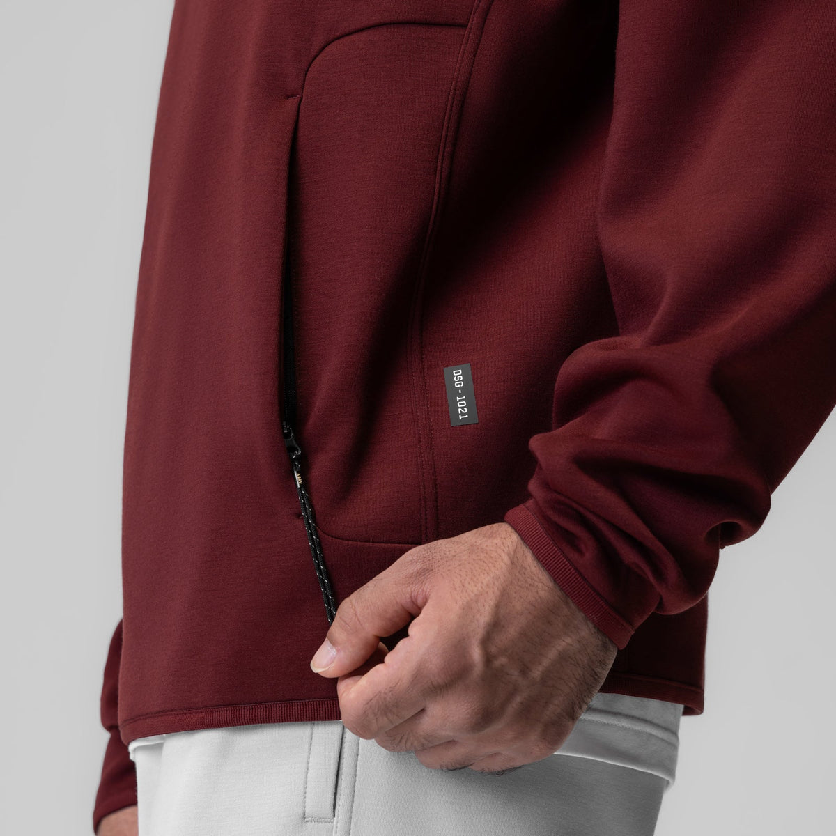 1021. Dri-Core™ Quarter Zip - Crimson