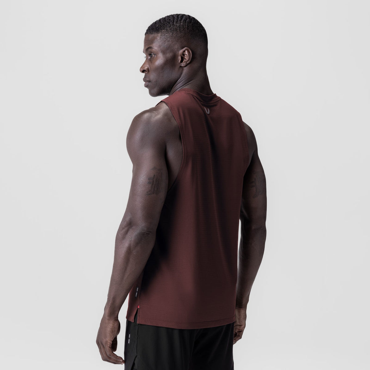 0837. 3D-Lite® 2.0 Lycra® Muscle Tank - Crimson "RP"