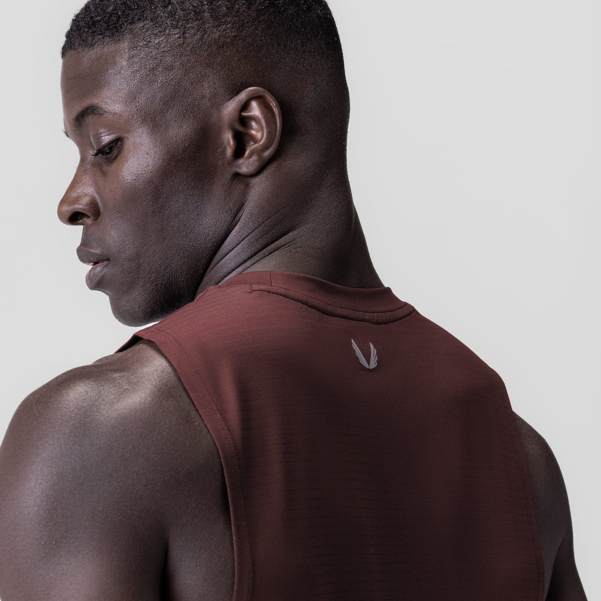 0837. 3D-Lite® 2.0 Lycra® Muscle Tank - Crimson "RP"