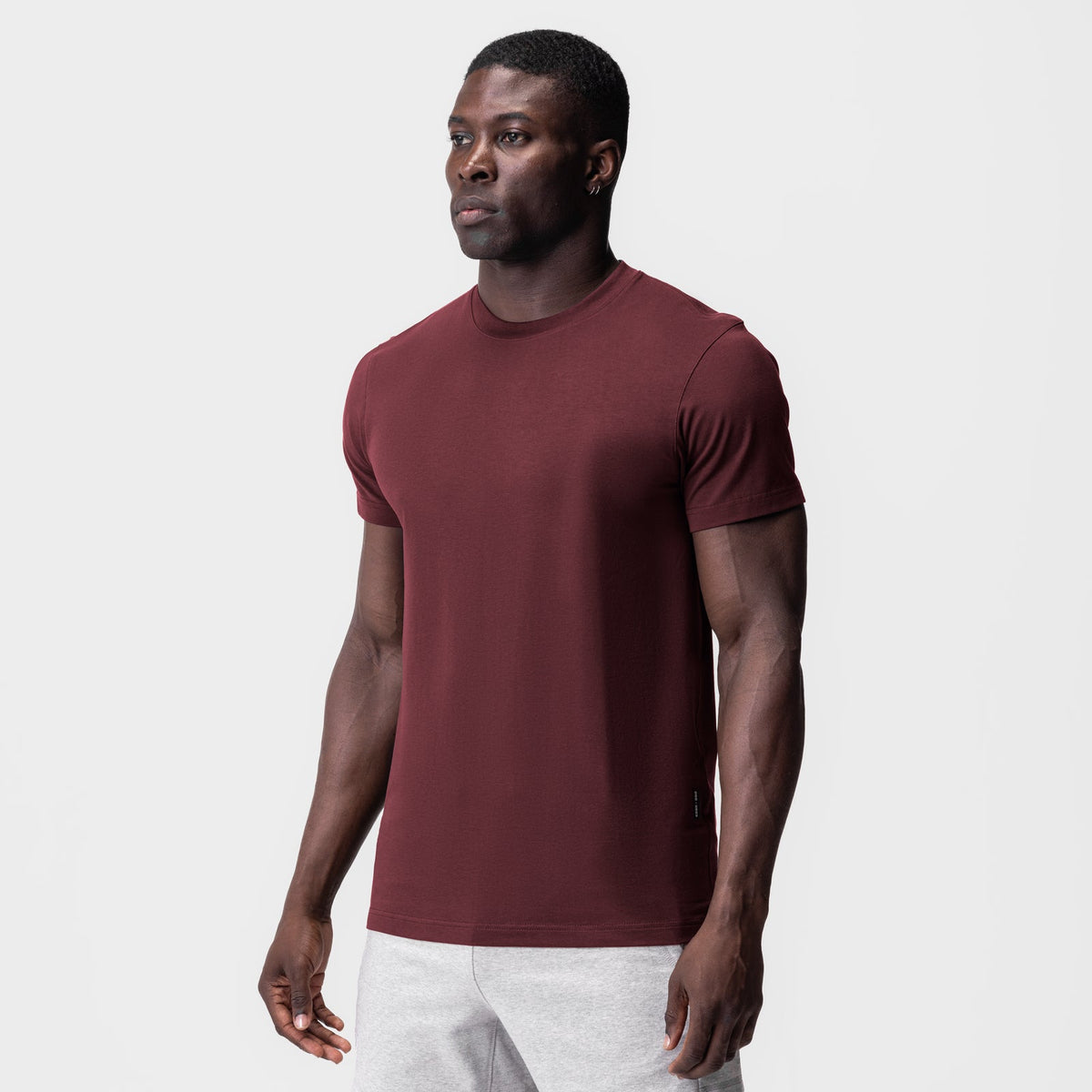 0923. Supima® Essential Tee - Crimson