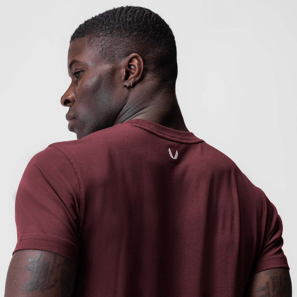0923. Supima® Essential Tee - Crimson