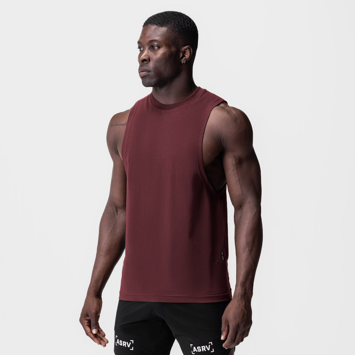 0926. Supima® Muscle Tank - Crimson