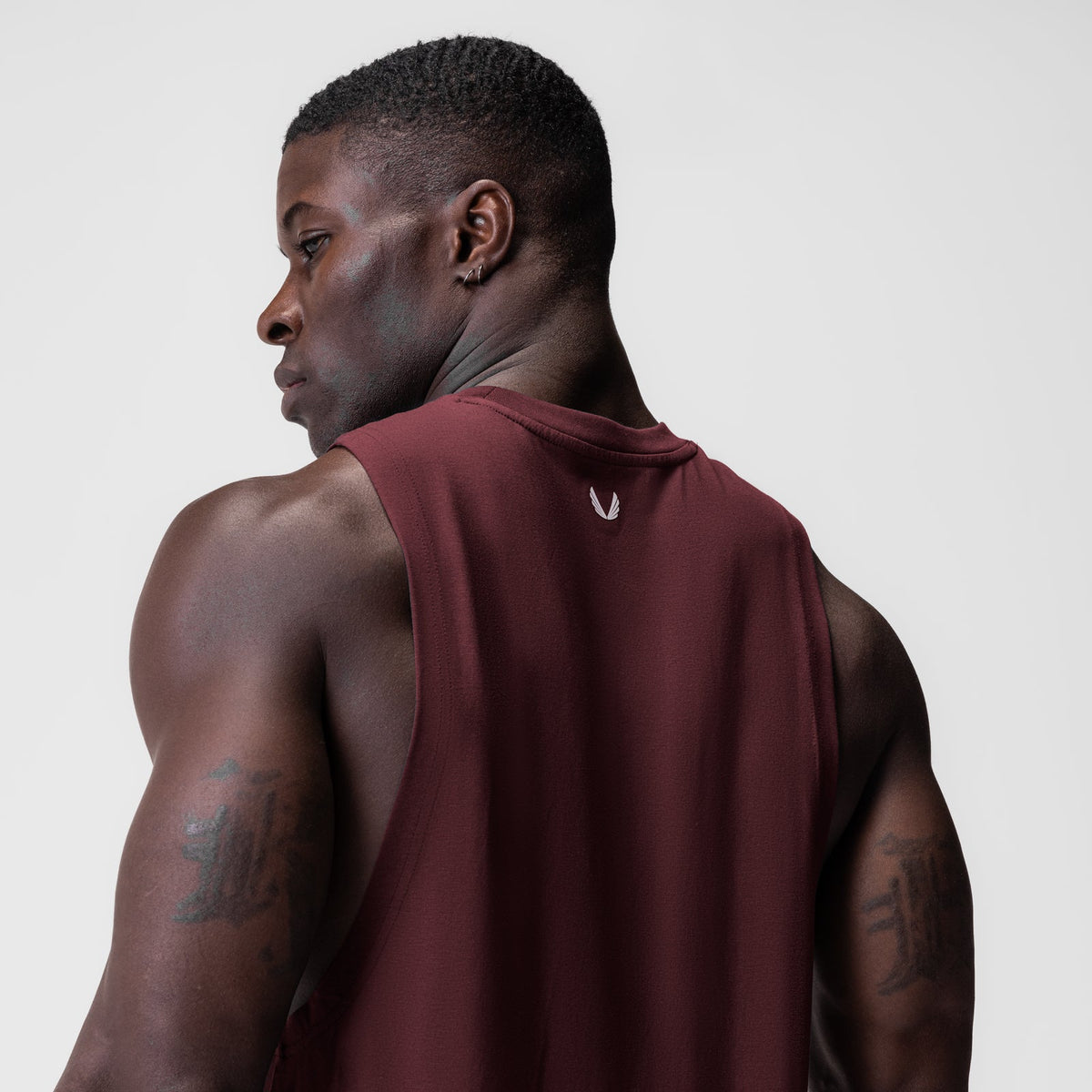 0926. Supima® Muscle Tank - Crimson