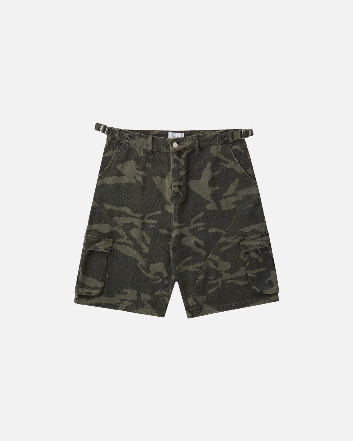 Baggy Cargo Shorts - Camo
