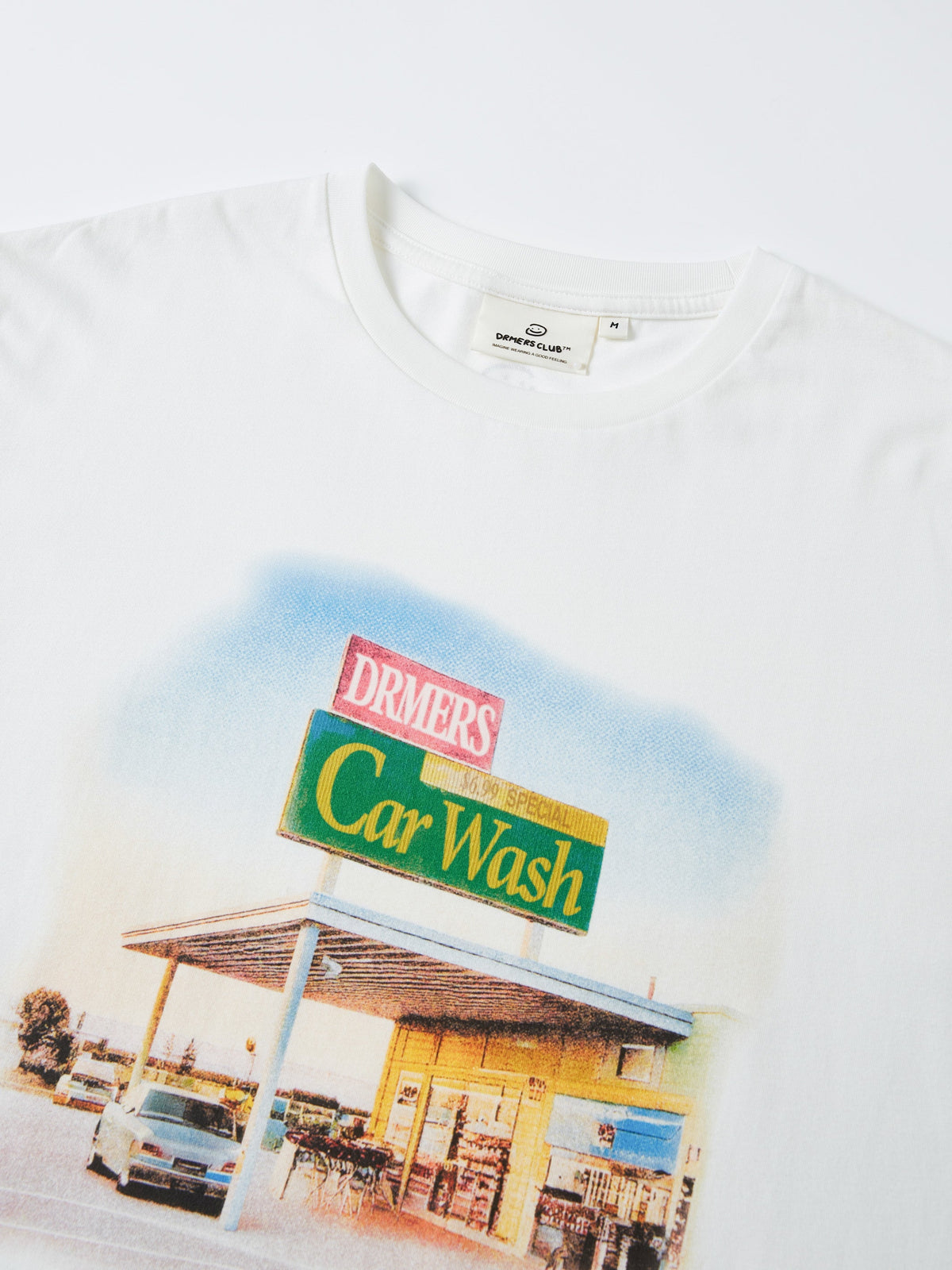 CAR WASH TEE - WHITE