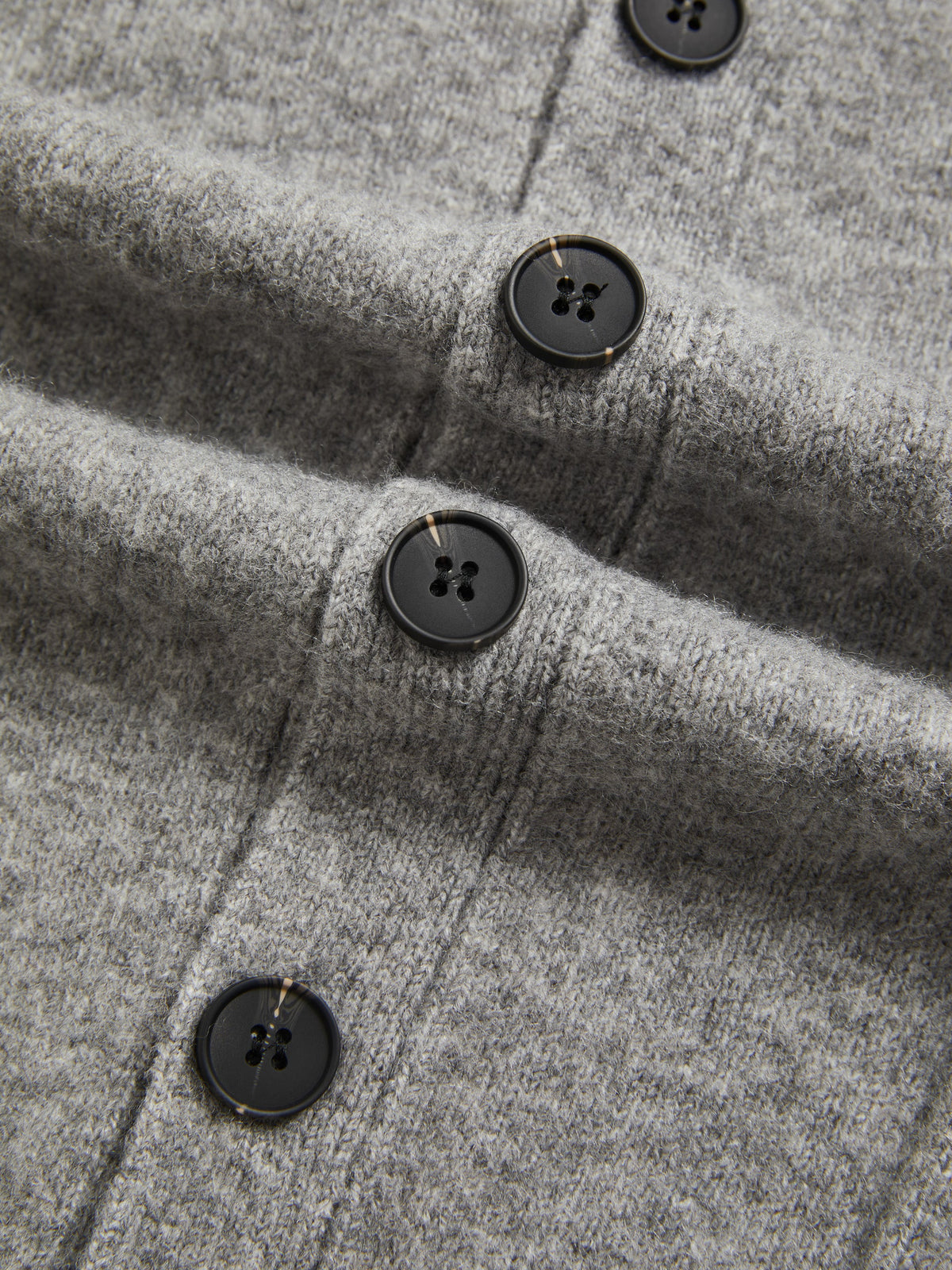 KNIT CARDIGAN - GREY