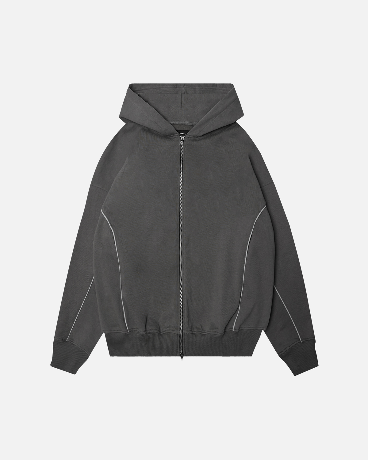Arc Zip Hoodie - Charcoal