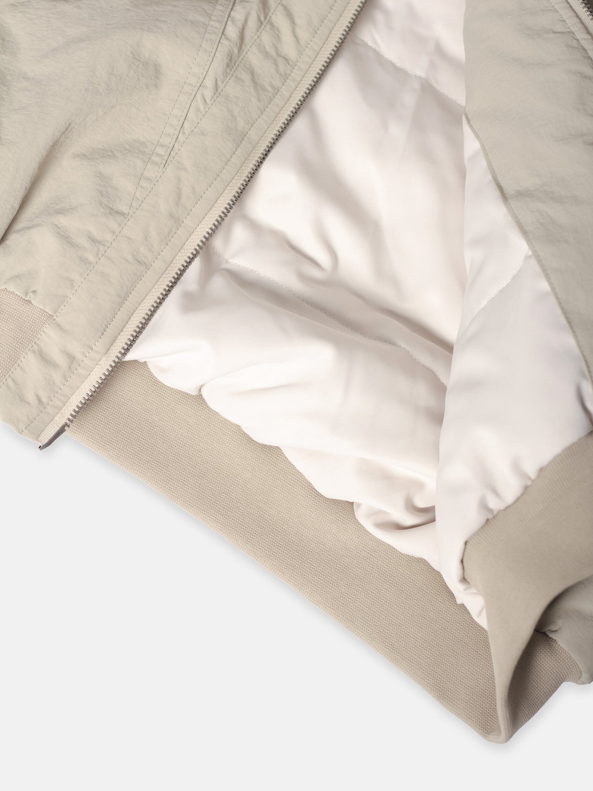 PADDED BOMBER JACKET - KHAKI