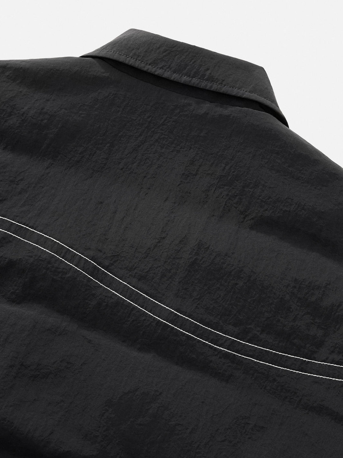 PADDED BOMBER JACKET - BLACK
