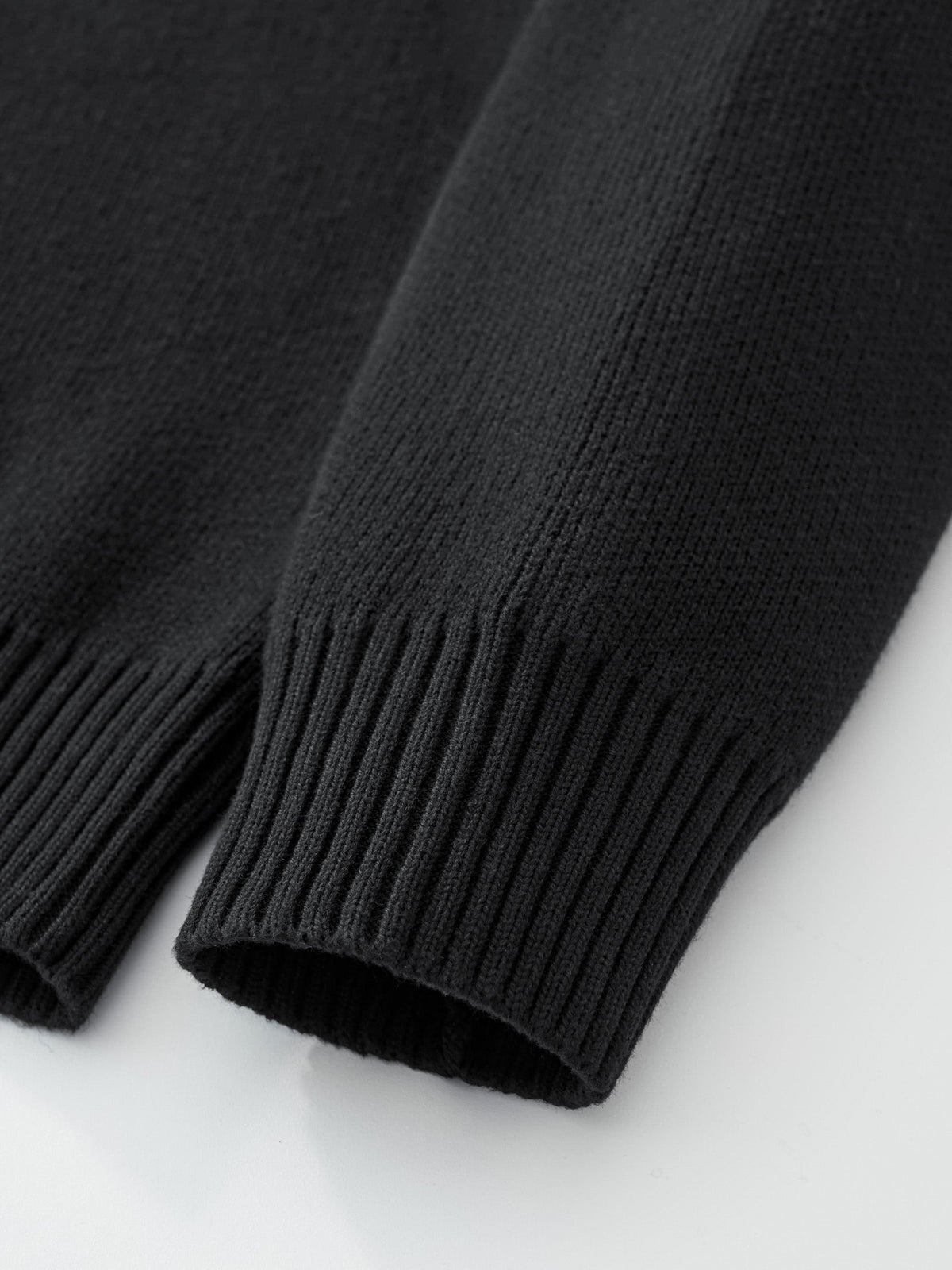 FLOWER KNIT - BLACK