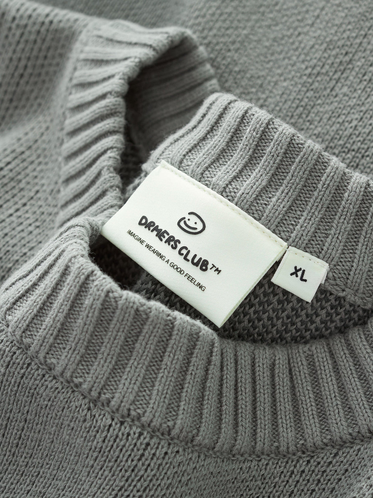 CURSIVE TEXT KNIT - MUTED SAGE