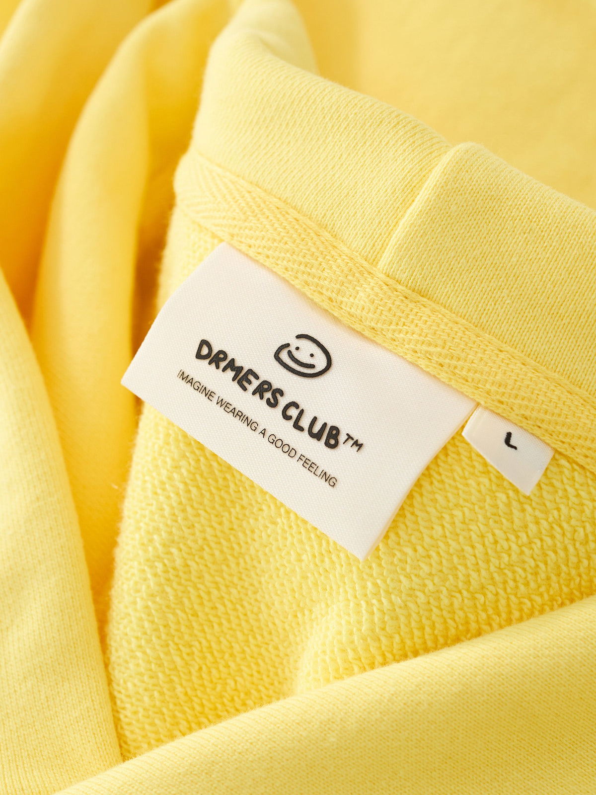 DOODLE TEXT HOODIE - SUNSHINE