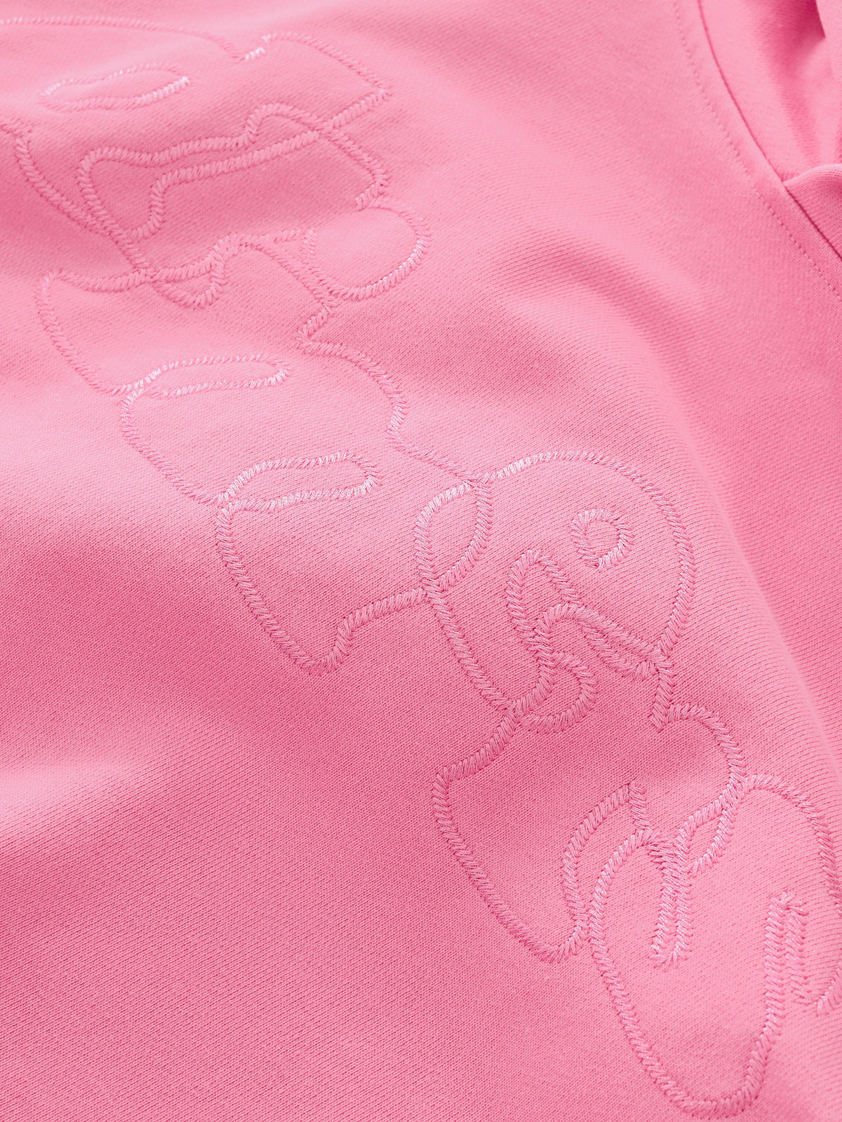 DOODLE TEXT HOODIE - PINK