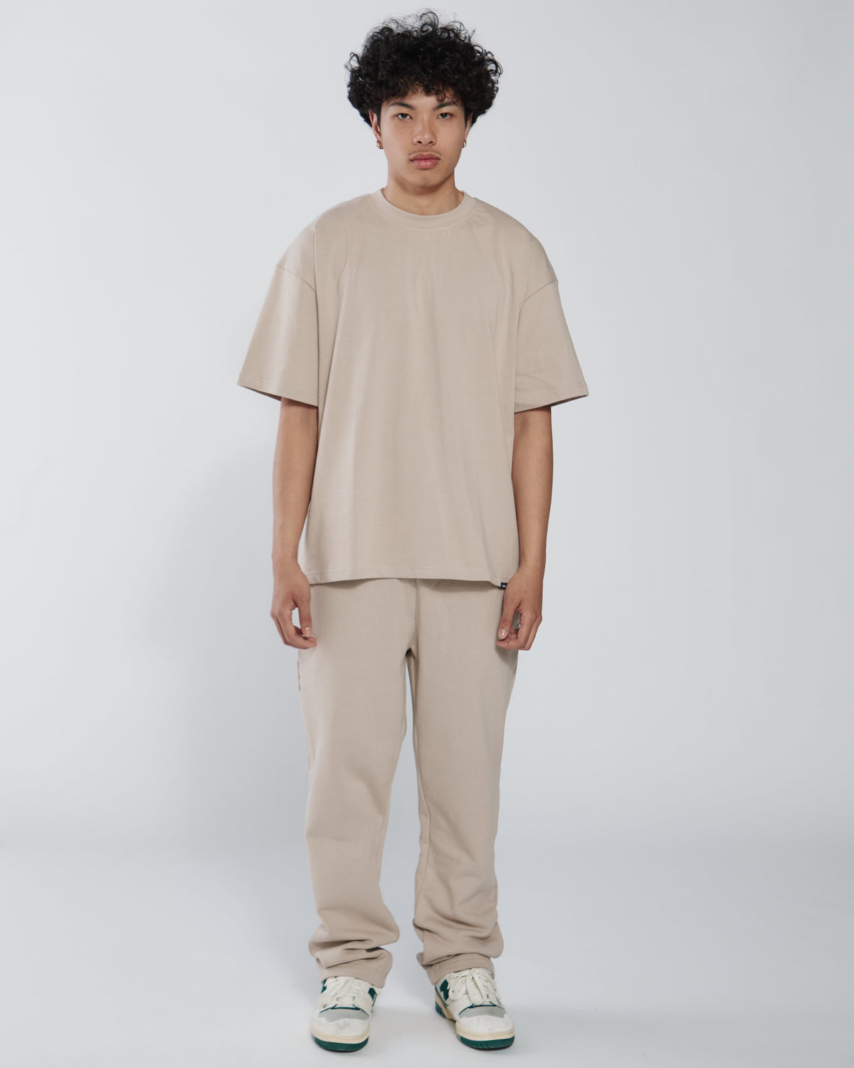 Open Bottom Sweatpants - Desert