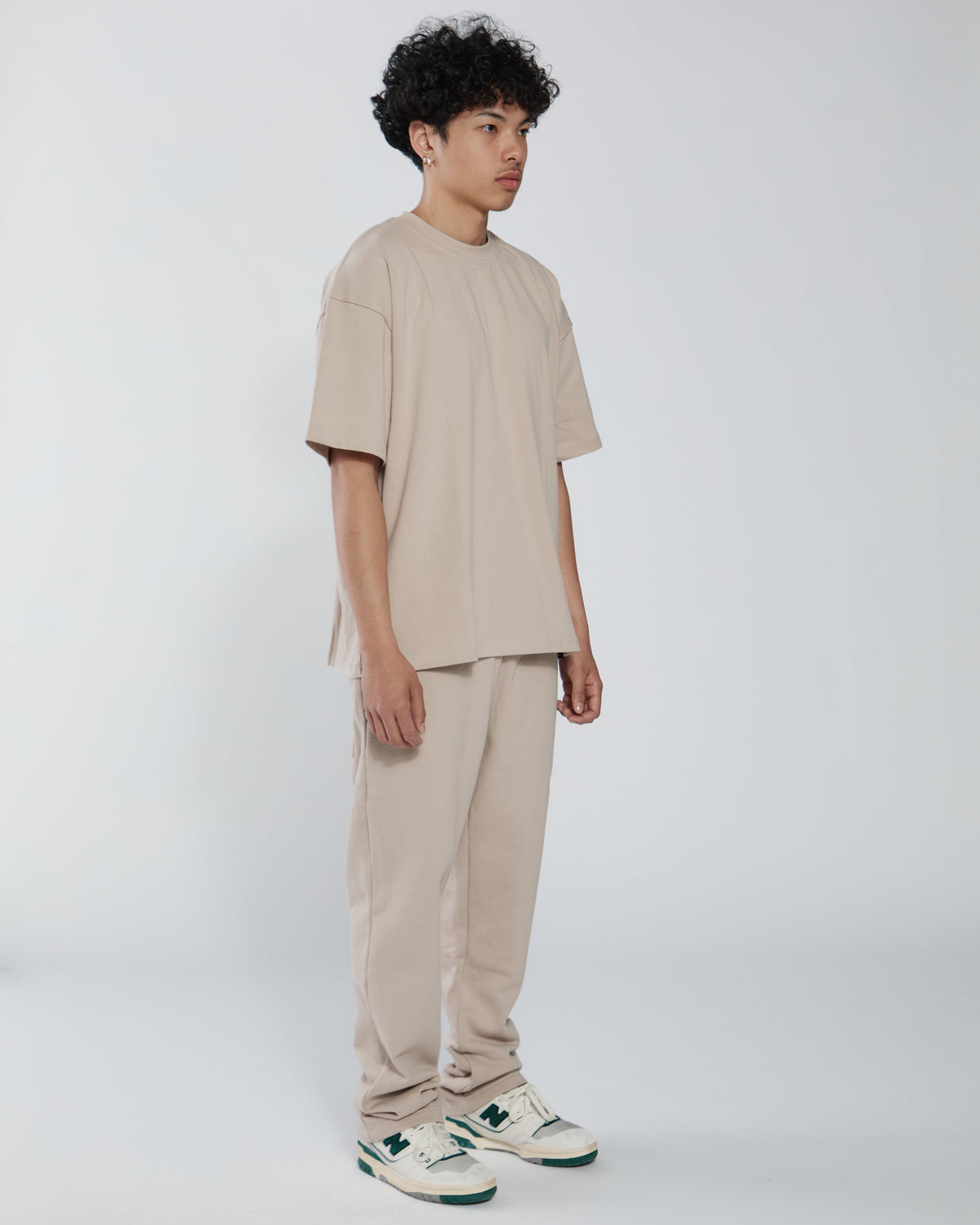 Open Bottom Sweatpants - Desert