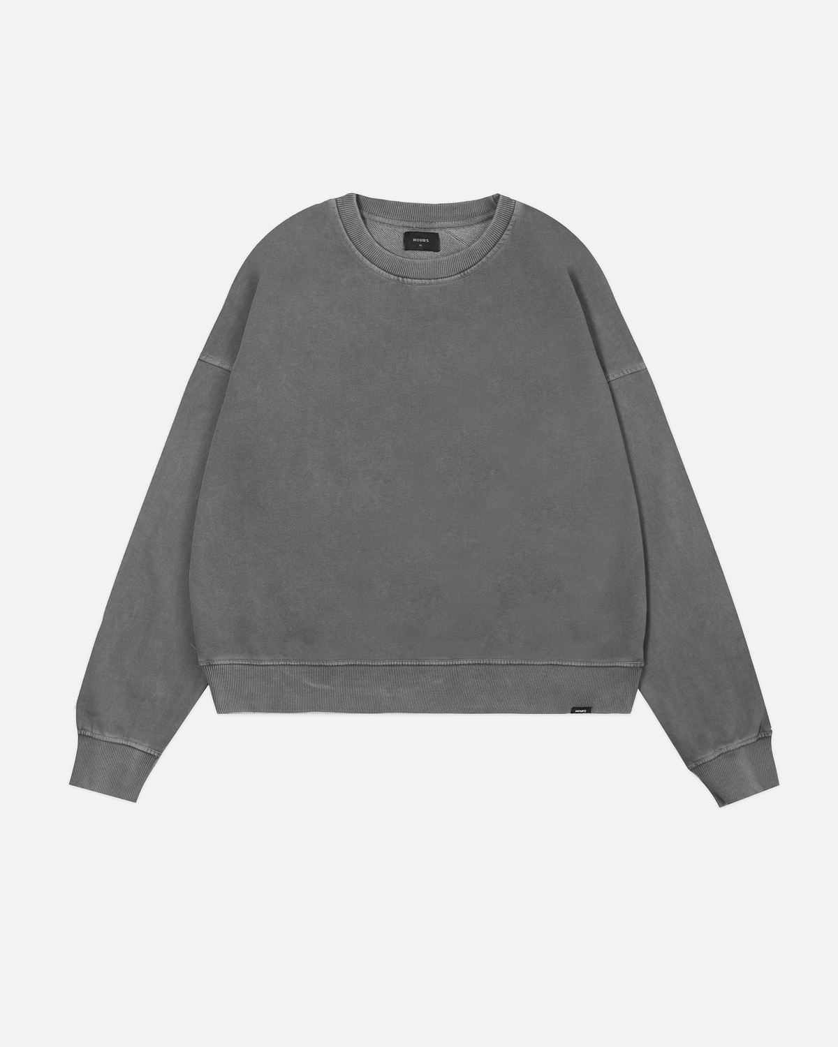 Cropped Crewneck - Vintage Grey