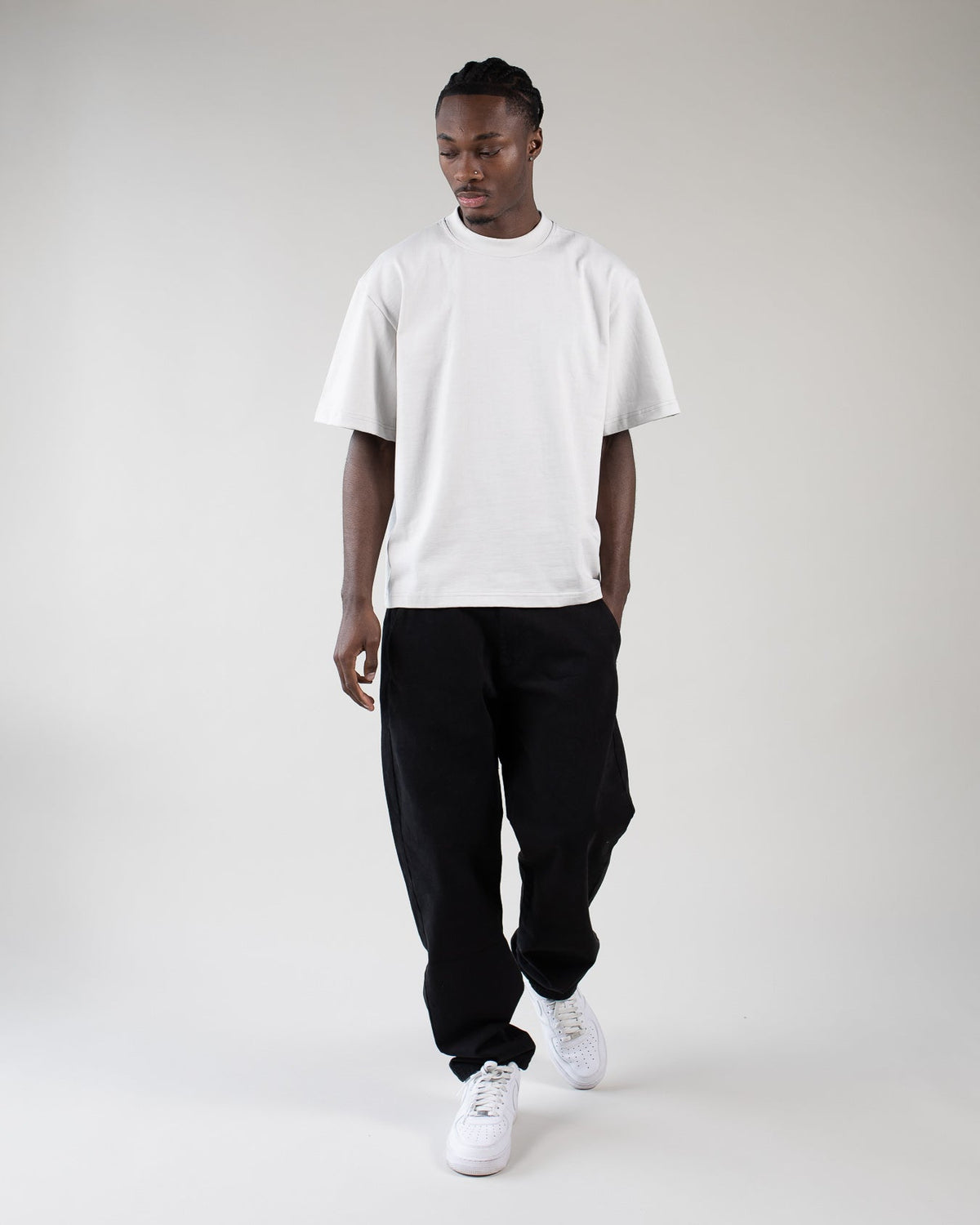 Cropped T-Shirt - Stone