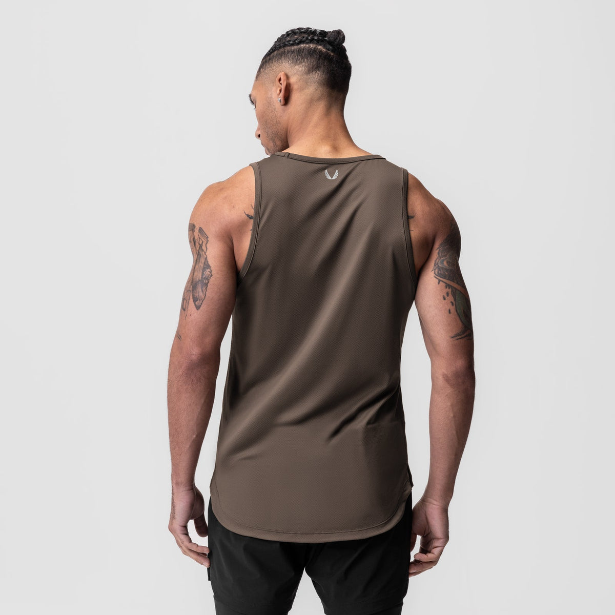 0830. AeroSilver® Tank Top - Deep Taupe