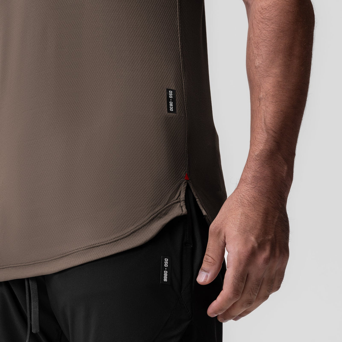 0830. AeroSilver® Tank Top - Deep Taupe