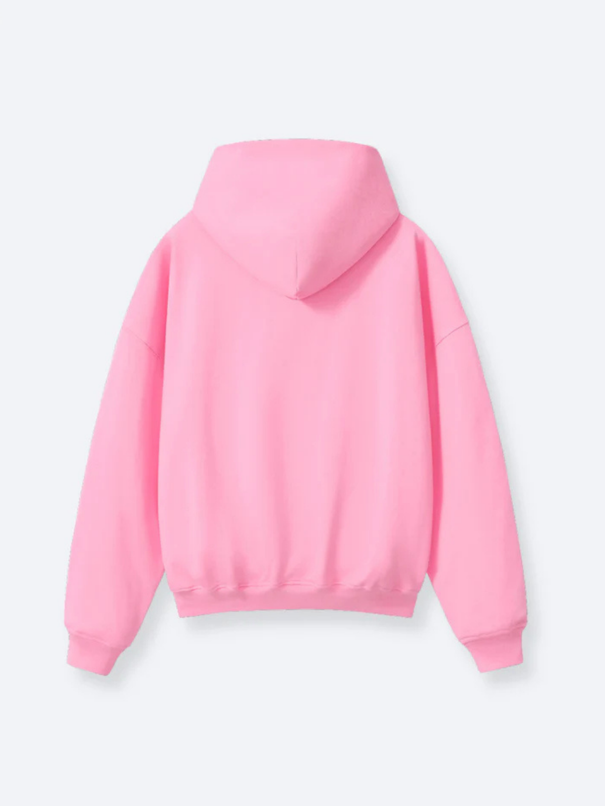 DOODLE TEXT HOODIE - PINK