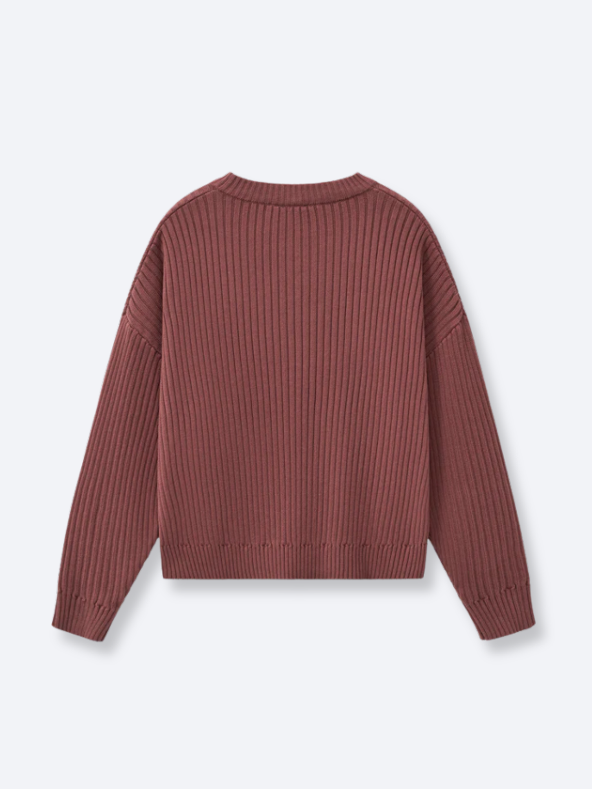 DRMERS RIBBED KNIT - MAROON