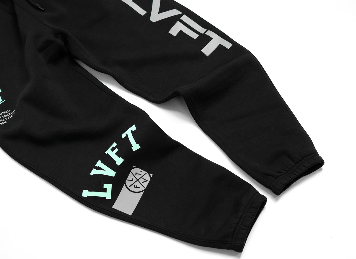 Recharge Sweat Pants - Black Mint