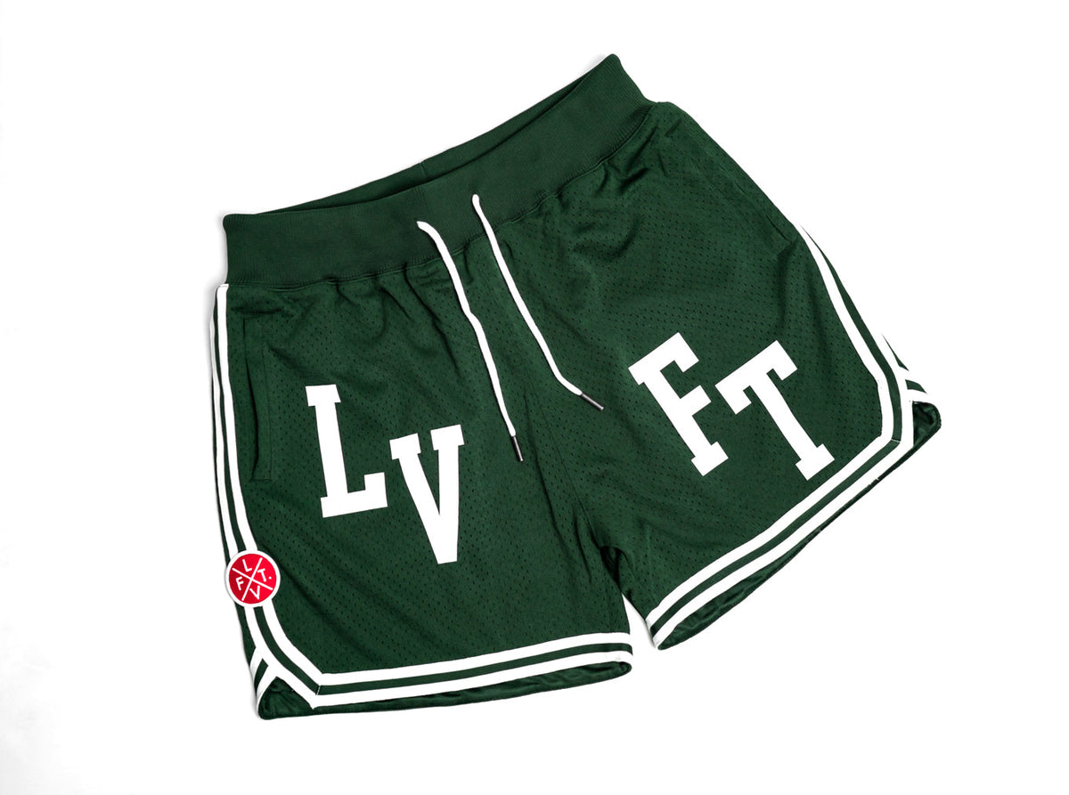 Retro Game Day Shorts - Green